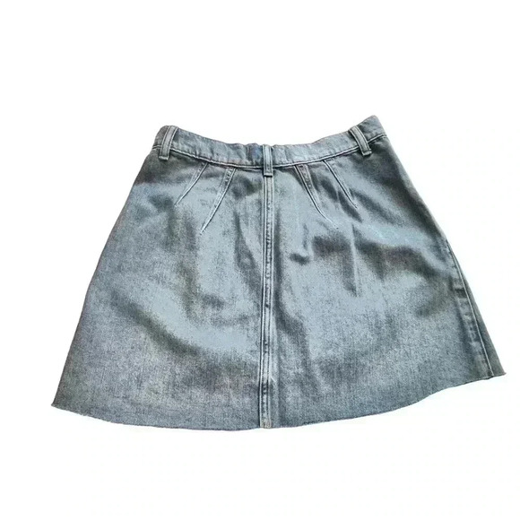 WE THE FREE WOMEN’S DENIM JEAN MINI SKIRT•SIZE 28/US 6•LIGHT WASH DENIM • - Picture 2 of 7
